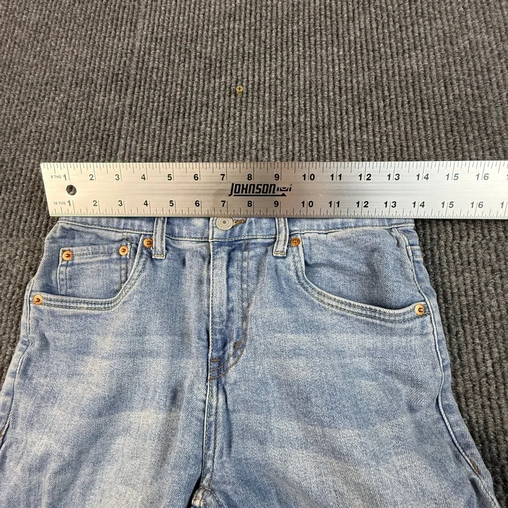Levis 514 Straight Fit Jeans Kids Size 16 Regular Light Wash Denim 28x30